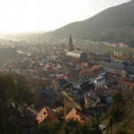 Heidelberg nuo Königstuhl kalvos